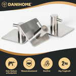 DANIHOME Handtuchhalter Chrome ohne Bohren