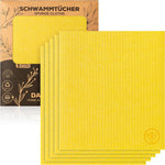 DANIHOME Schwammtücher Gelb 5er-Set