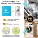 DANIHOME Schwammtücher Gelb 5er-Set