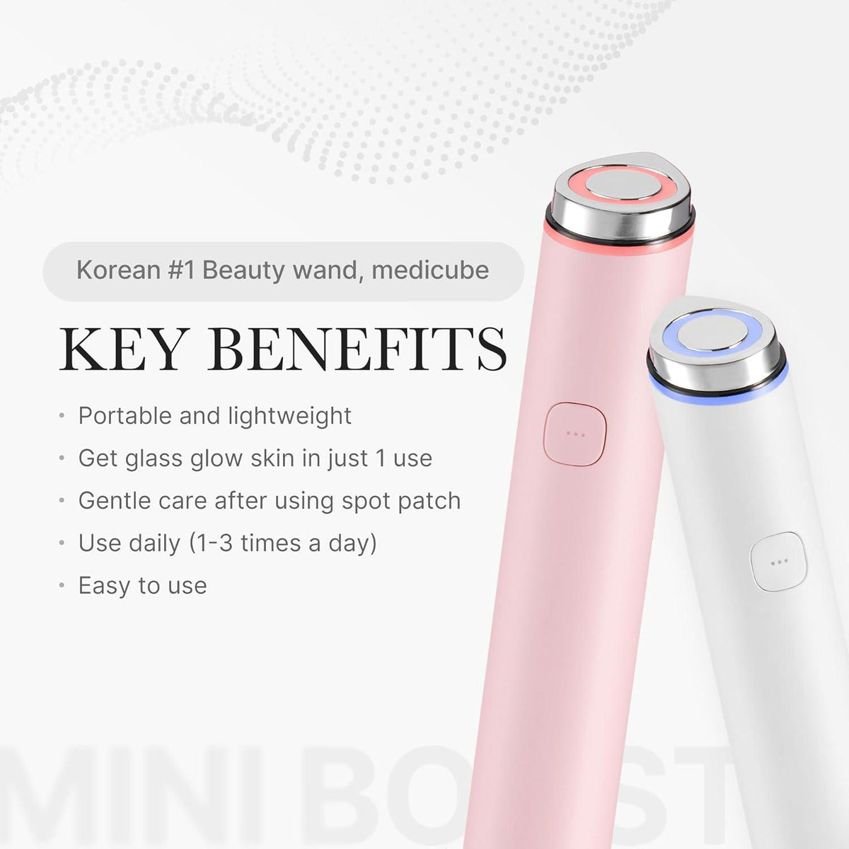 Medicube Mini Booster Pro Weiß - DaniChou-Store