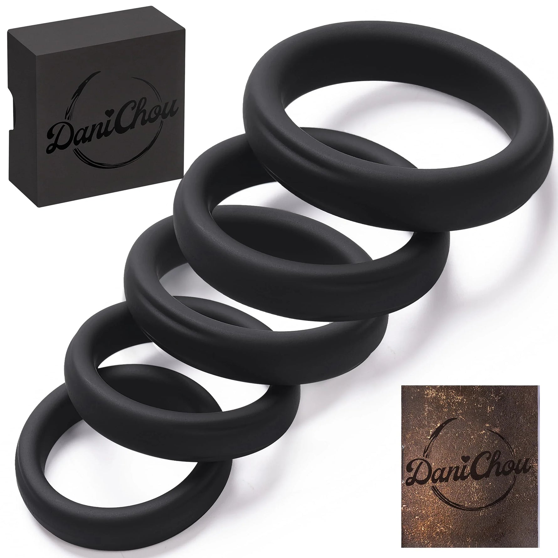 DaniChou PowerRings 5X - Penisring Set online kaufen | Cockringe DaniChou PowerRings 5X - Penisring Set online kaufen | Cockringe