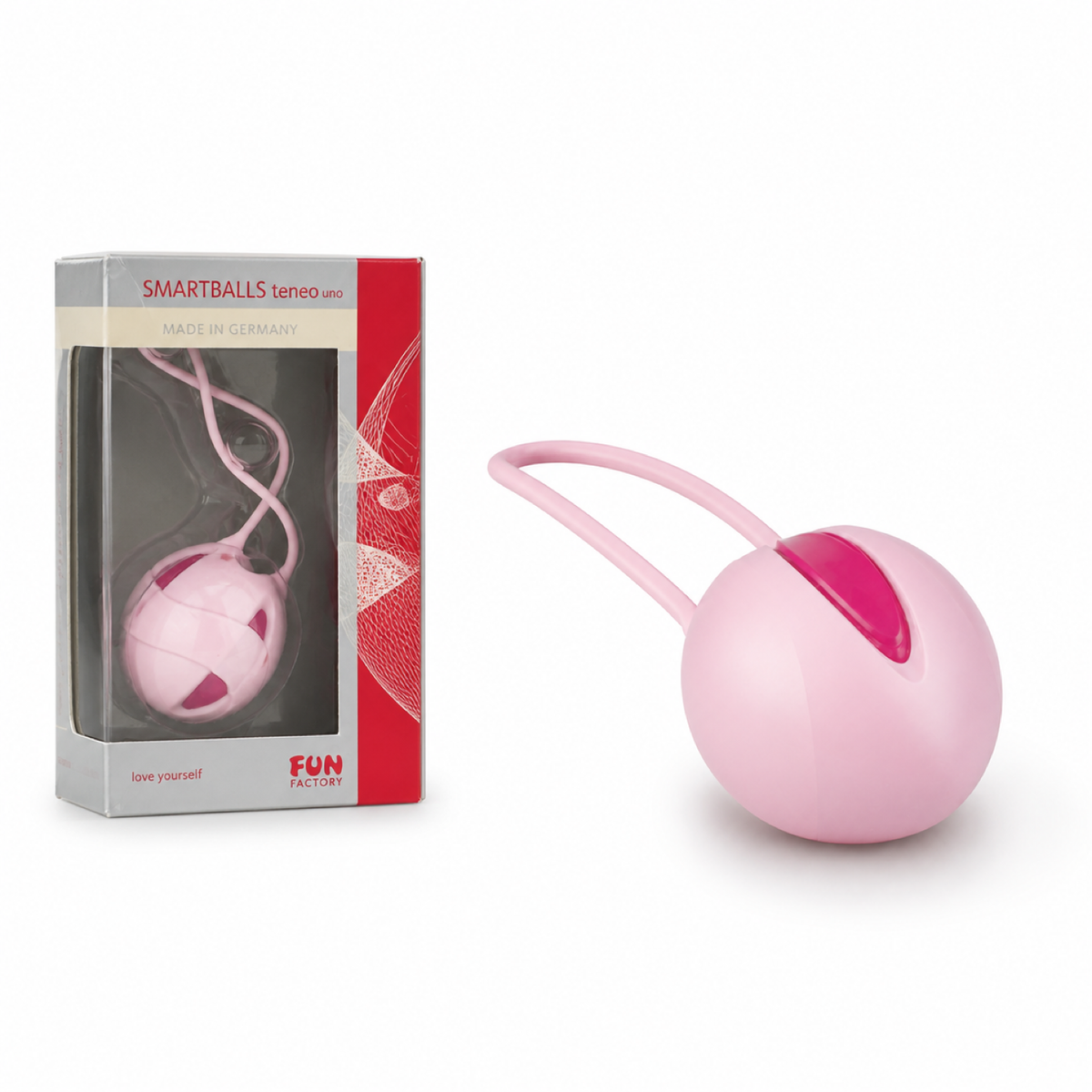 KI-generiert – Fun Factory Smartball Uno – Pink - Baby Rosé – mit Verpackung – Abbildung ähnlich