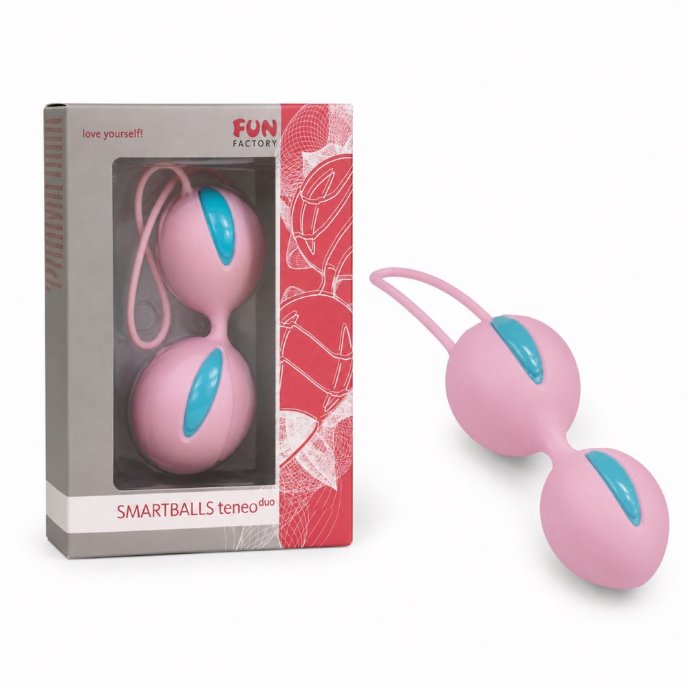 KI-generiert – Fun Factory Smartballs Duo – Pink - Türkis – mit Verpackung – Abbildung ähnlich