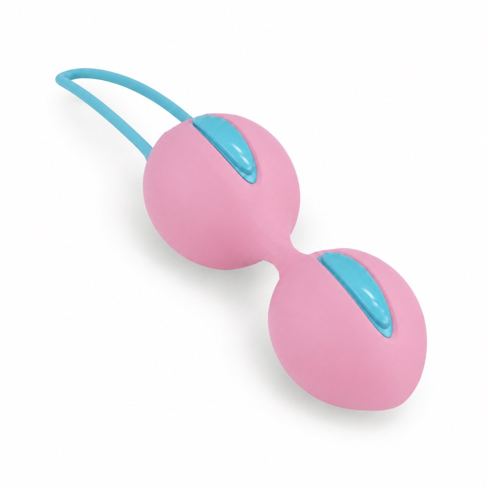 KI-generiert – Fun Factory Smartballs Duo – Pink - Türkis – ohne Verpackung – Abbildung ähnlich
