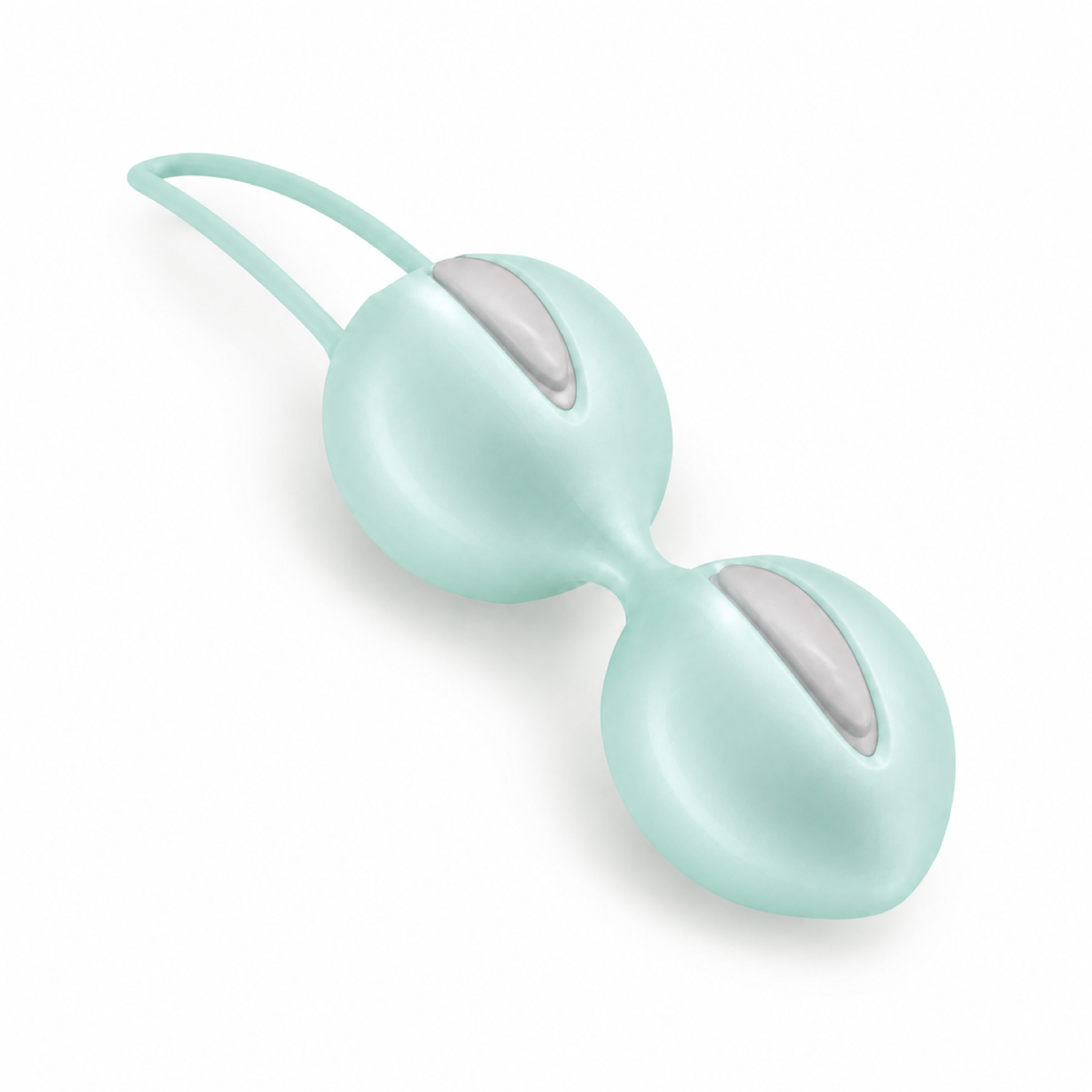 KI-generiert – Fun Factory Smartballs Duo – Silber - Pearly Sky – ohne Verpackung – Abbildung ähnlich