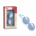 KI-generiert – Fun Factory Smartballs Duo – Vanille - Baby Blue – mit Verpackung – Abbildung ähnlich