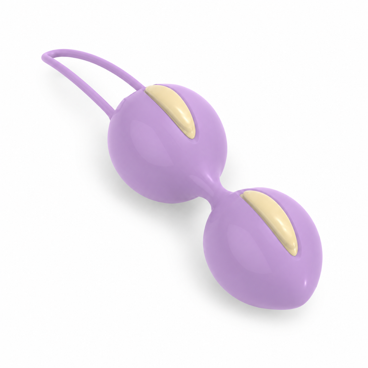 KI-generiert – Fun Factory Smartballs Duo – Vanille - Candy Violet – ohne Verpackung – Abbildung ähnlich