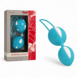 KI-generiert – Fun Factory Smartballs Duo – Weiß - Türkis – mit Verpackung – Abbildung ähnlich