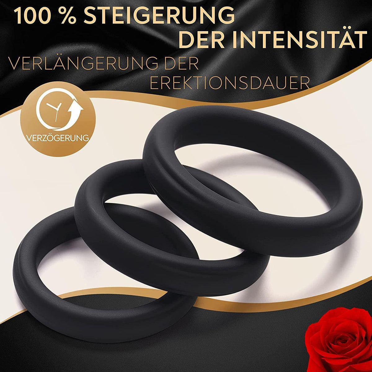 DaniChou penis rings 3X - buy silicone penis ring set online DaniChou penis rings 3X - buy silicone penis ring set online