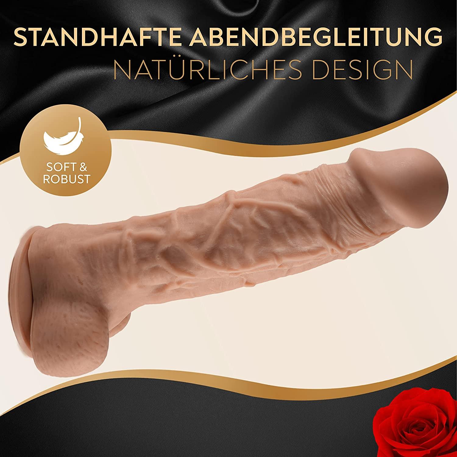 Silikon XXL Dildo mit Saugnapf, Ø 6 cm, Länge 21 cm / 27 cm - DaniChou-Store