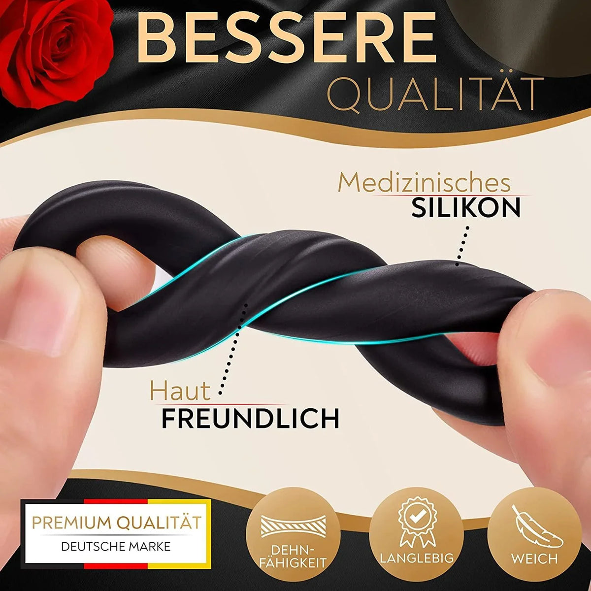 DaniChou penis rings 3X - buy silicone penis ring set online DaniChou penis rings 3X - buy silicone penis ring set online
