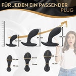 3 tlg. Analplug-Set aus Silikon - DaniChou-Store