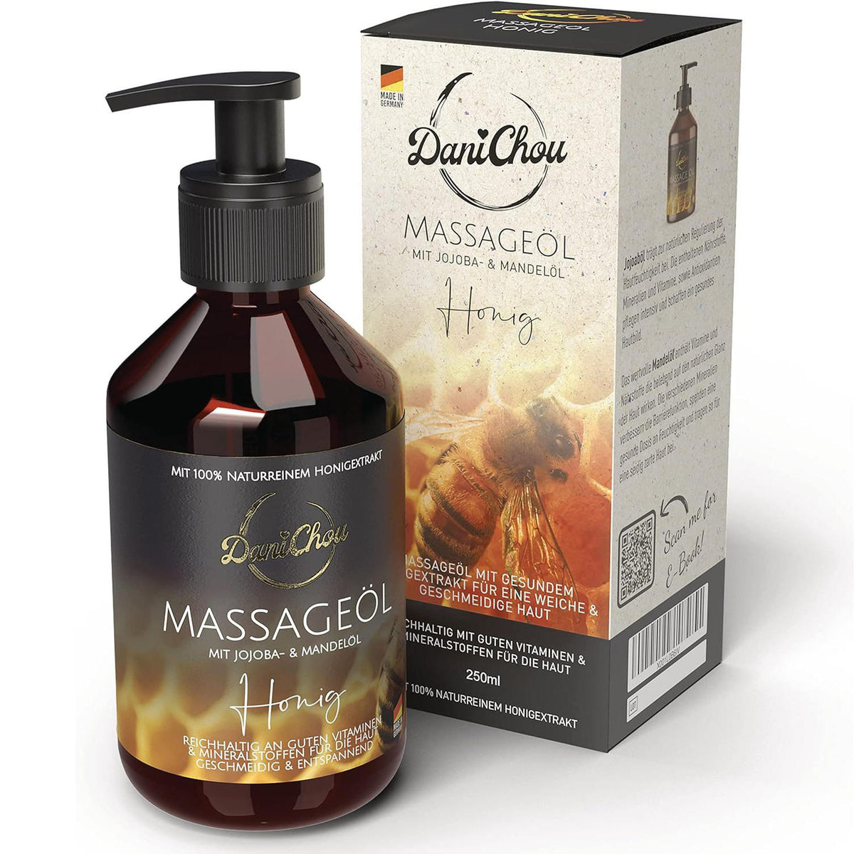DaniChou Massageöl Honig 250 ml - DaniChou-Store