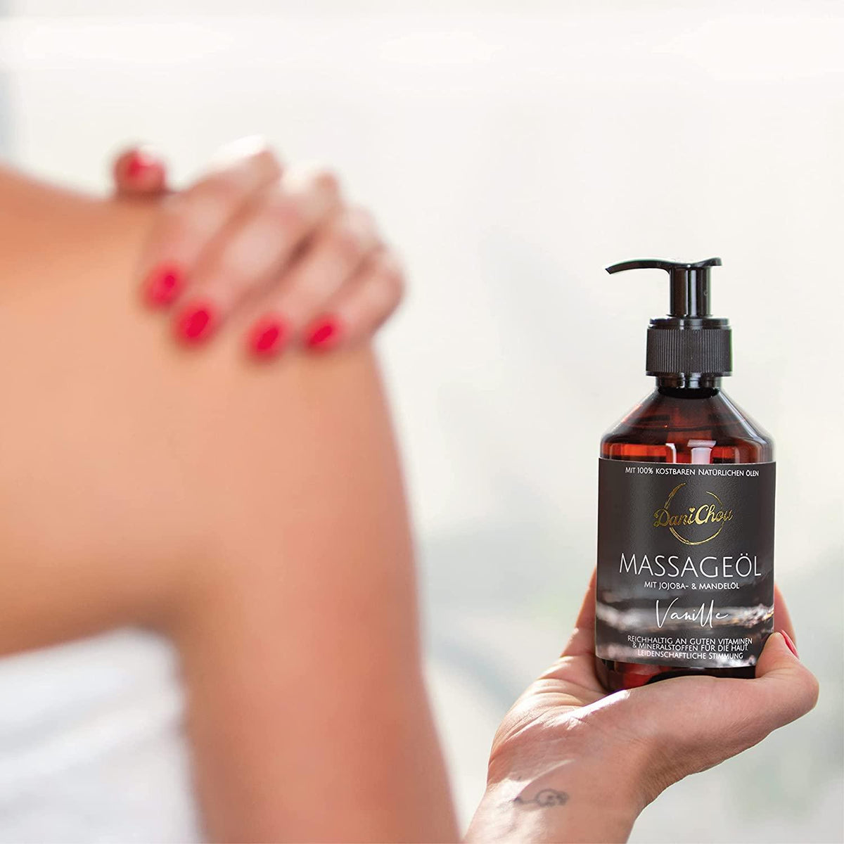 DaniChou Massageöl Vanille 250 ml - Bild 7
