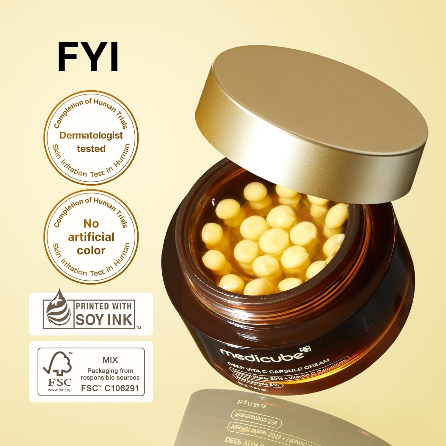 Medicube Deep Vita C Capsule Cream 55g - DaniChou-Store