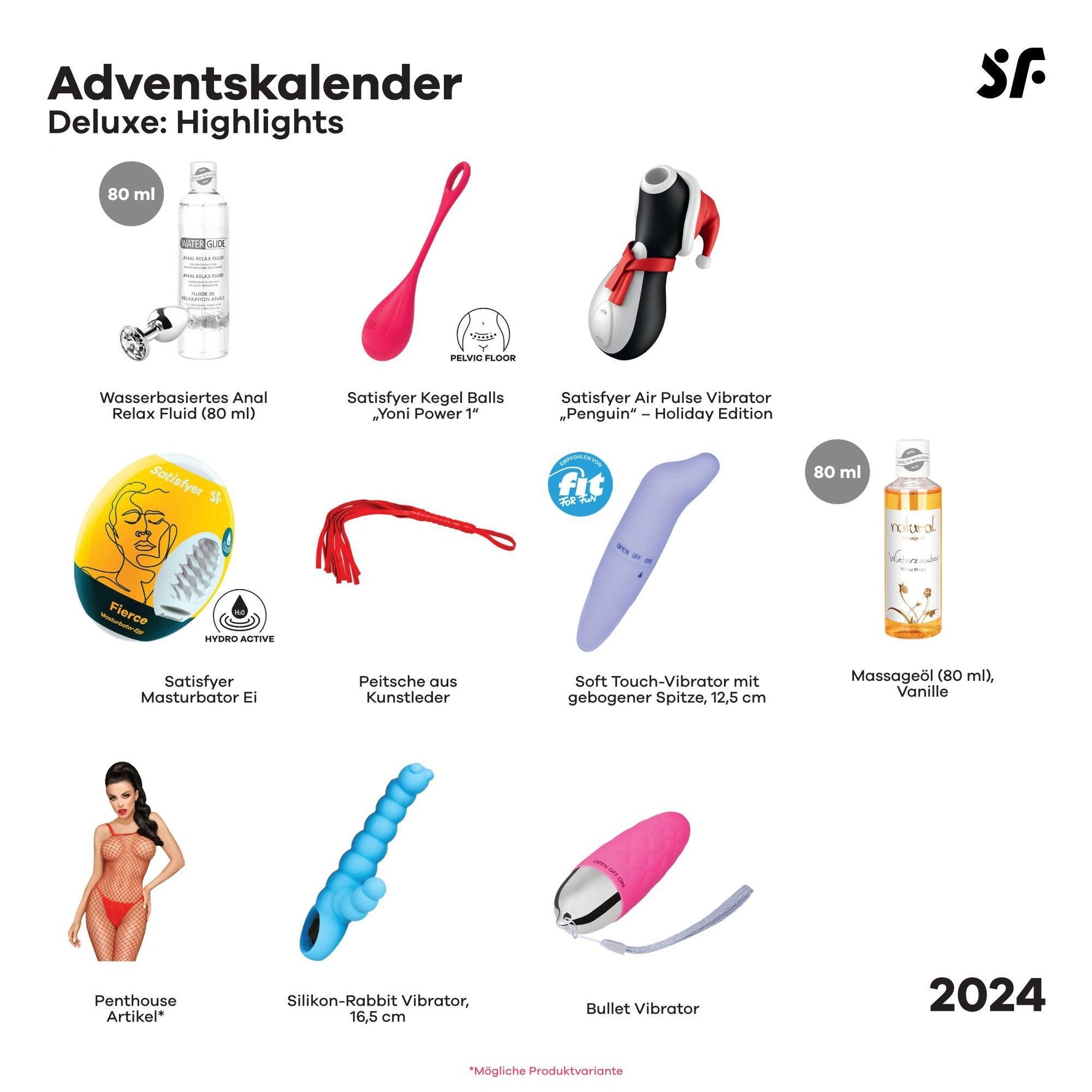 Satisfyer Deluxe Adventskalender 2024 - DaniChou Satisfyer Deluxe Adventskalender 2024 - DaniChou